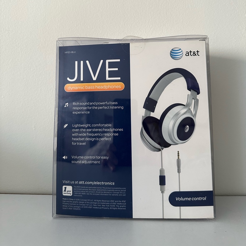 JIVE AT&T Bass Headphones